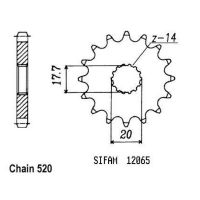 Přední řetězové kolečko Gas Gas